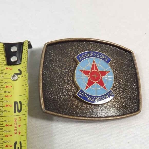 Aggressors 65th Aggressor Squad, Air Force Belt Buckle - Picture 7 of 9
